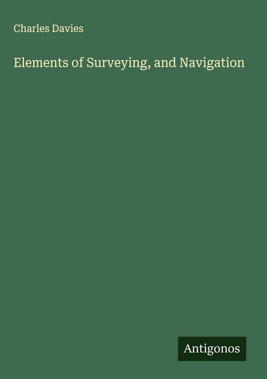 Produktbild: Elements of Surveying, and Navigation