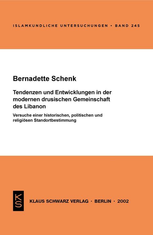 Bild vom Artikel Tendenzen und Entwicklungen in der modernen drusischen Gemeinschaft des Libanon vom Autor Bernadette Schenk