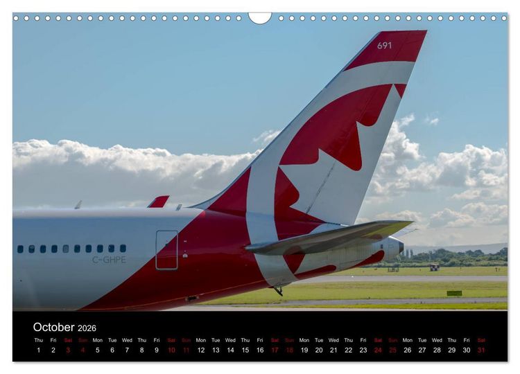 Produktbild: Airline Tails (Wall Calendar 2026 DIN A3 landscape), CALVENDO 12 Month Wall Calendar