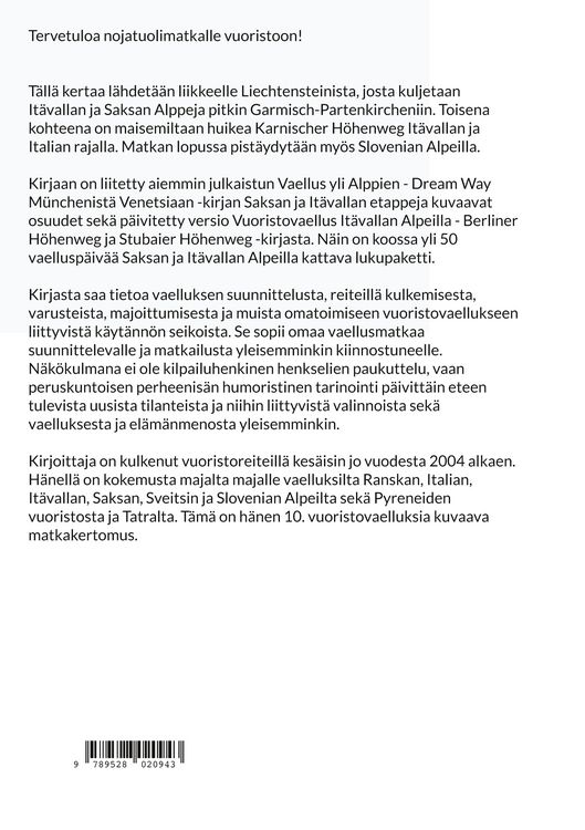 Produktbild: Vaelluksia It&auml;vallan ja Saksan Alpeilla