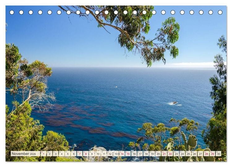Produktbild: Traumk&uuml;sten: Eine Maritime Reise um die Welt (Tischkalender 2026 DIN A5 quer), CALVENDO Monatskalender