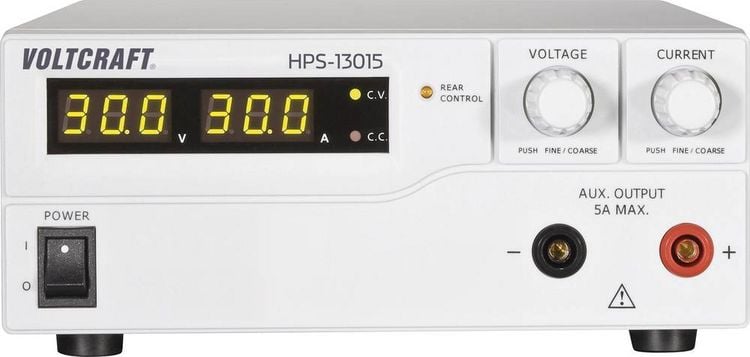 Produktbild: VOLTCRAFT HPS-13015 Labornetzger&auml;t, einstellbar 1 - 30 V/DC 0 - 15 A 450 W Remote Anzahl Ausg&auml;nge 1 x