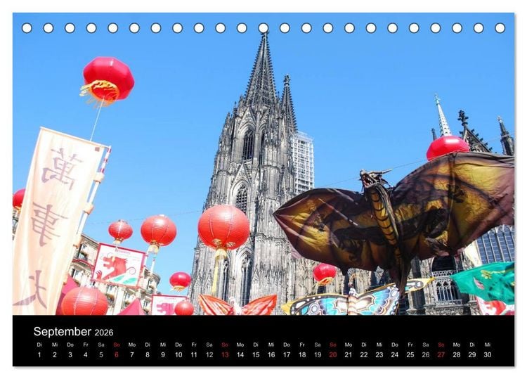 Produktbild: K&ouml;lner Spitzen (Tischkalender 2026 DIN A5 quer), CALVENDO Monatskalender