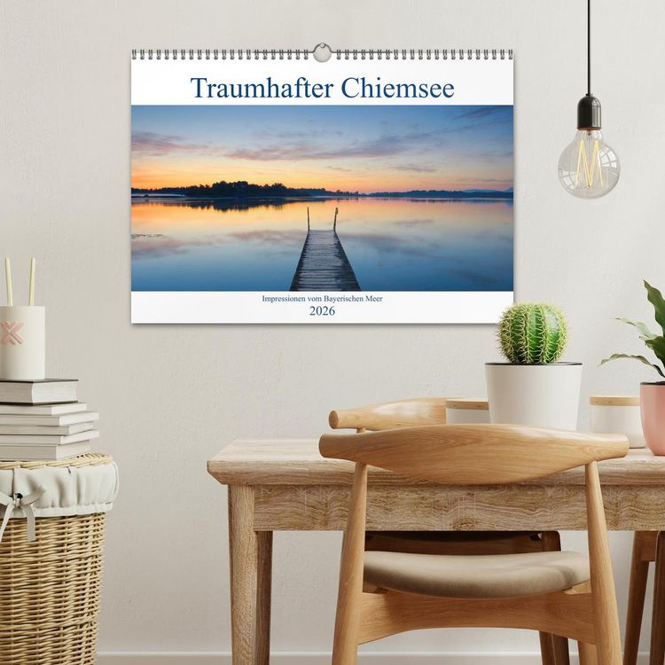 Produktbild: Traumhafter Chiemsee &ndash; Impressionen vom Bayerischen Meer (Wandkalender 2026 DIN A3 quer), CALVENDO Monatskalender