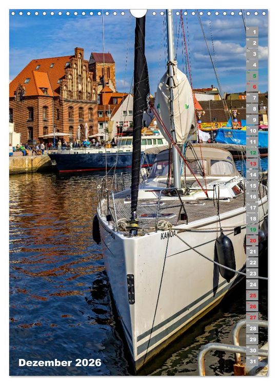 Produktbild: Wismar Stadtansichten (Wandkalender 2026 DIN A3 hoch), CALVENDO Monatskalender