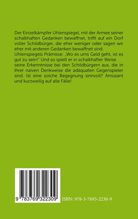 Produktbild: Uhlenspiegel bei den Schildb&uuml;rgern