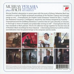 Produktbild: Murray Perahia plays Bach-The Complete Recording