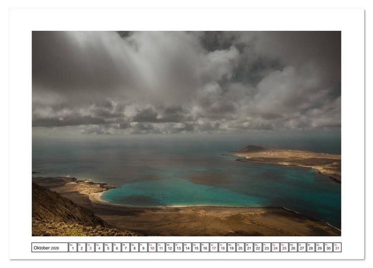 Produktbild: Lanzarote - Naturwunder im Atlantik (Tischkalender 2026 DIN A5 quer), CALVENDO Monatskalender