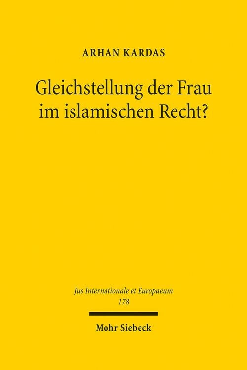 Produktbild: Gleichstellung der Frau im islamischen Recht?