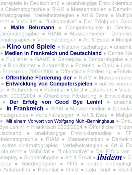 Produktbild: Kino und Spiele. Medien in Frankreich und Deutschland