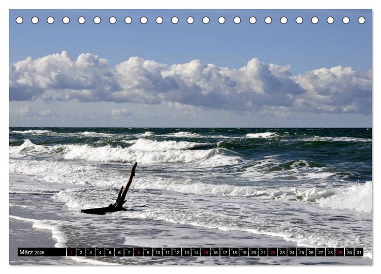 Produktbild: Die Ostsee (Tischkalender 2026 DIN A5 quer), CALVENDO Monatskalender