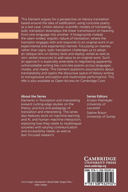 Produktbild: Translation as Experimentalism