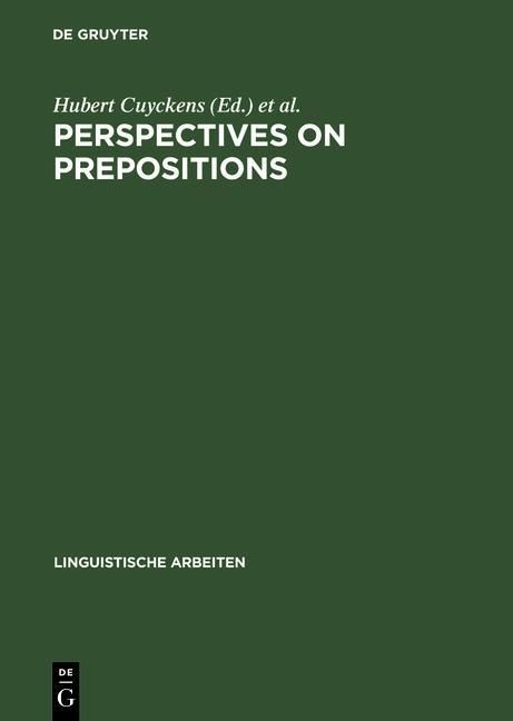 Produktbild: Perspectives on Prepositions