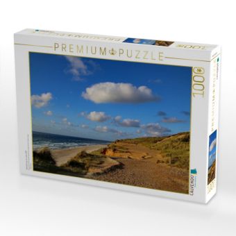 Produktbild: CALVENDO Puzzle Wanderweg am roten Kliff | 1000 Teile Lege-Gr&ouml;&szlig;e 64x48cm Foto-Puzzle f&uuml;r gl&uuml;ckliche Stunden