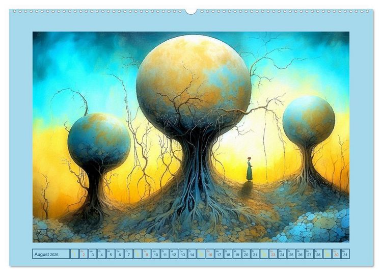 Produktbild: Wundersame Wurzelwelten (Wandkalender 2026 DIN A2 quer), CALVENDO Monatskalender