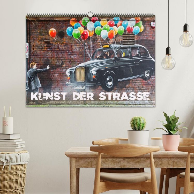 Produktbild: Kunst der Strasse (Wandkalender 2026 DIN A2 quer), CALVENDO Monatskalender