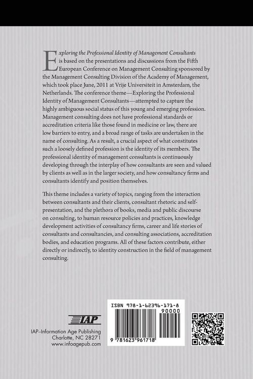 Produktbild: Exploring the Professional Identity of Management Consultants
