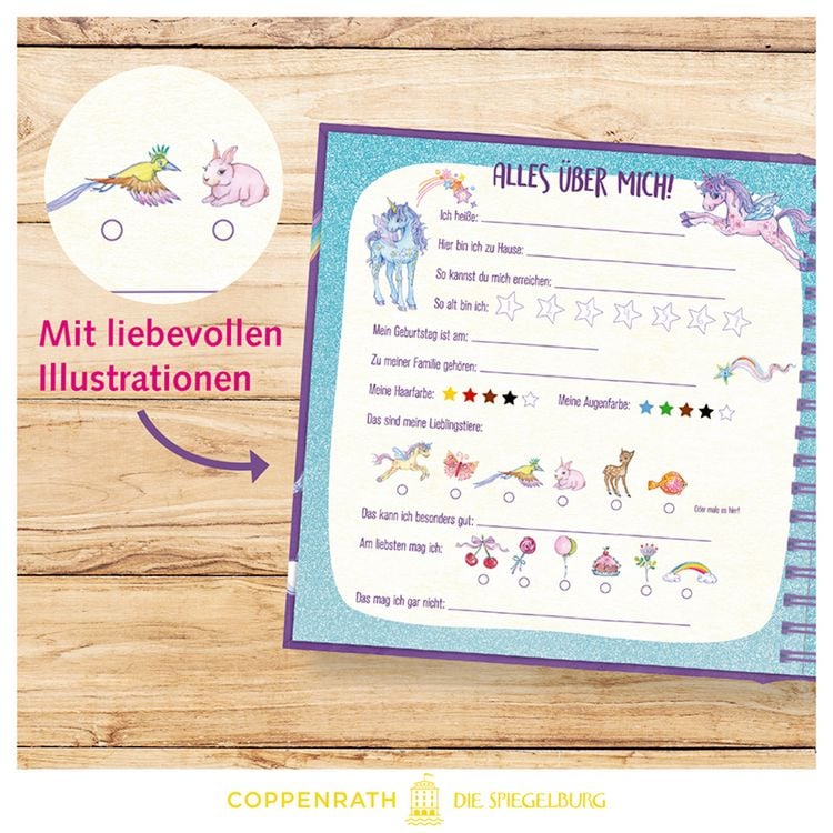 Produktbild: Kritzel-Kr.Freundebuch: Einhorn-Paradies - Meine Freund.&Fr.