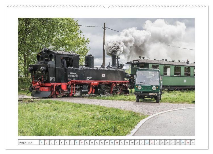 Produktbild: Volldampf voraus! (hochwertiger Premium Wandkalender 2026 DIN A2 quer), Kunstdruck in Hochglanz