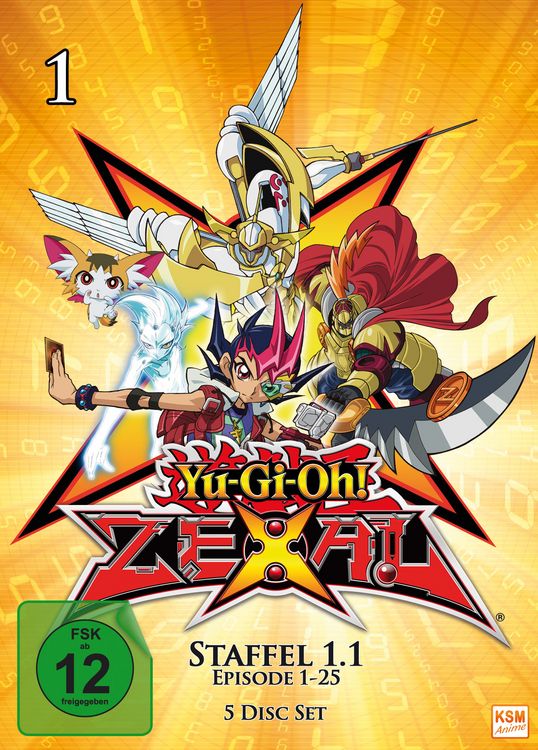 Produktbild: Yu-Gi-Oh! - Zexal - Staffel 1.1/Episode 1-25 [5 DVDs]