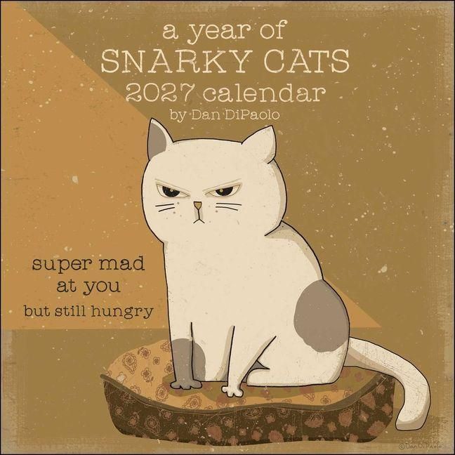 Produktbild: A Year of Snarky Cats 2027 Wall Calendar
