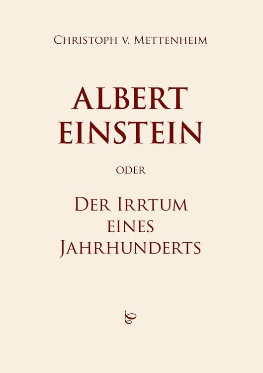 Produktbild: Albert Einstein oder Der Irrtum eines Jahrhunderts