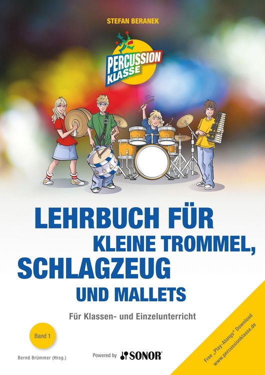 Produktbild: Lehrbuch f&uuml;r kleine Trommel, Schlagzeug und Mallets