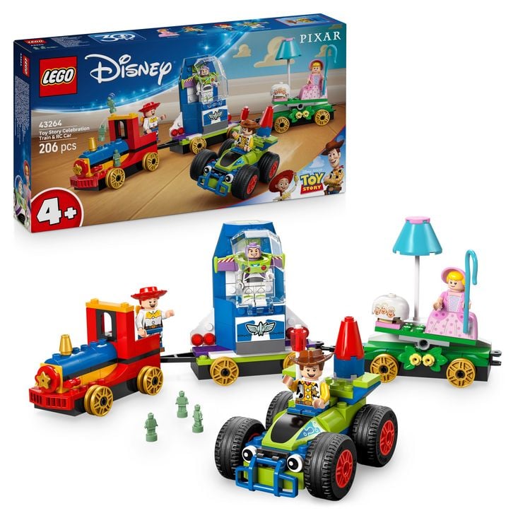 Produktbild: 43264 LEGO® DISNEY Partyzug und das Auto RC aus Toy Story
