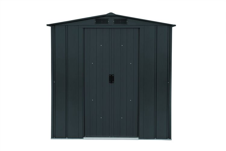 Produktbild: Metall Ger&auml;tehaus 202x123 Gartenhaus Schiebet&uuml;r