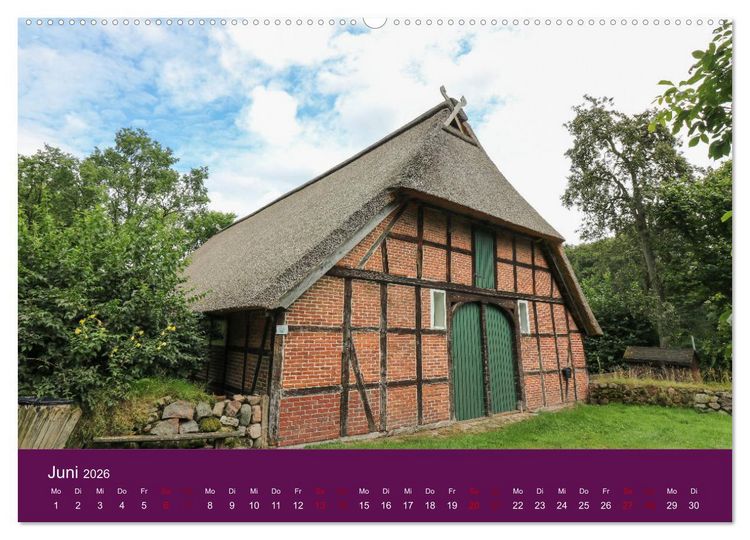 Produktbild: Die Heide bl&uuml;ht (hochwertiger Premium Wandkalender 2026 DIN A2 quer), Kunstdruck in Hochglanz