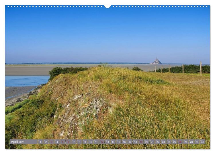 Produktbild: Le Mont-Saint-Michel - Sagenumwobener Klosterberg im Watt (Wandkalender 2026 DIN A2 quer), CALVENDO Monatskalender