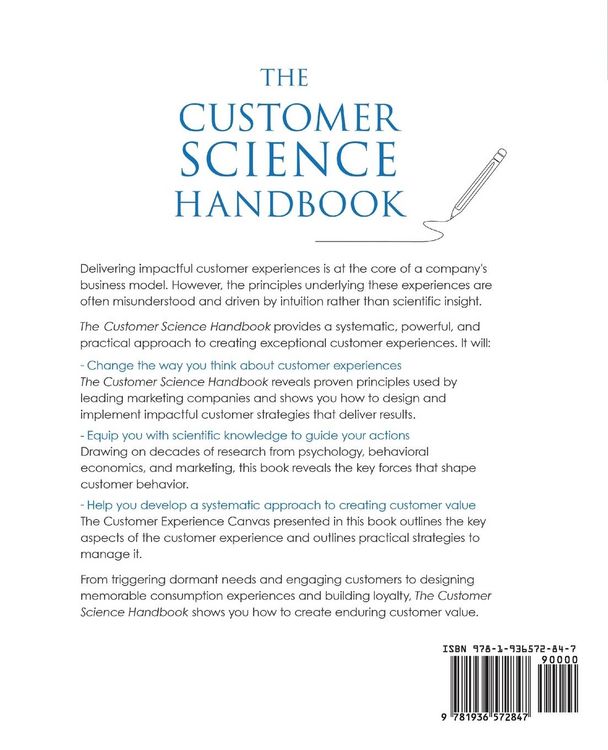 Produktbild: The Customer Science Handbook