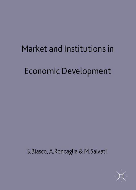 Produktbild: Market and Institutions in Economic Development