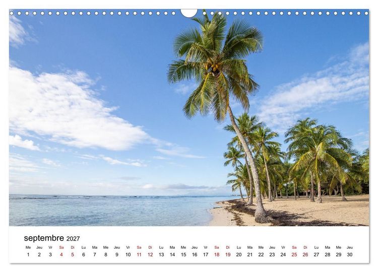Produktbild: Guadeloupe - Antilles fran&ccedil;aises (Calendrier mural 2027 DIN A3 vertical), CALVENDO calendrier mensuel