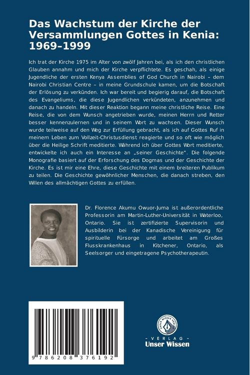 Produktbild: Das Wachstum der Kirche der Versammlungen Gottes in Kenia: 1969-1999