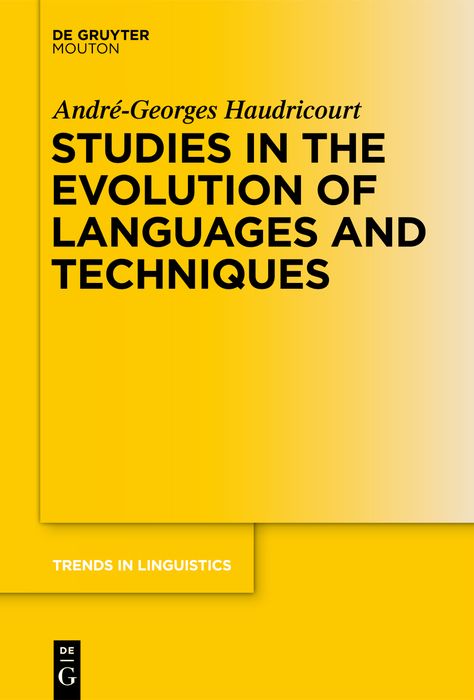 Produktbild: Studies in the Evolution of Languages and Techniques
