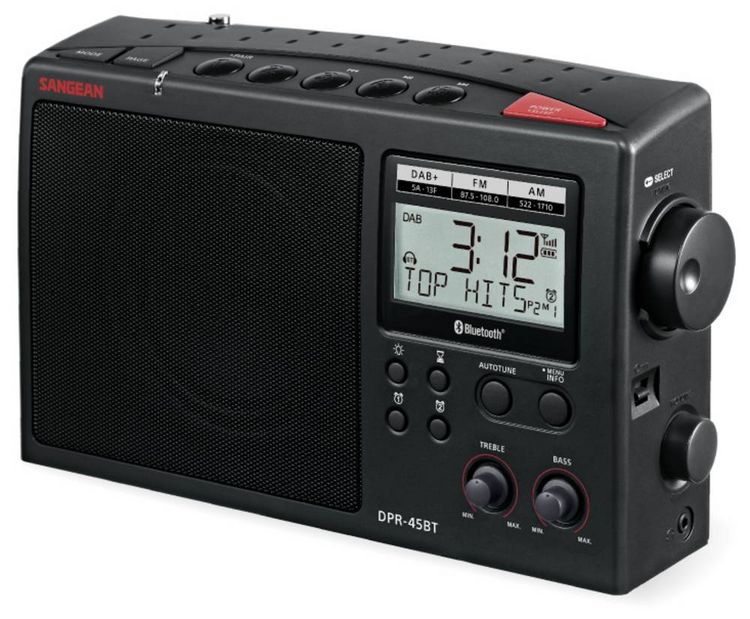 Produktbild: Sangean Tischradio DAB+, AM, FM DAB+, Bluetooth&reg; Schwarz
