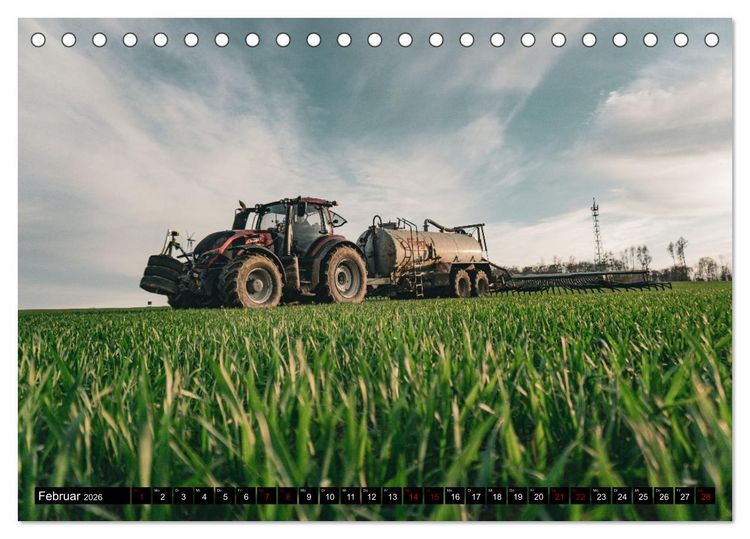 Produktbild: Agrartechnik (Tischkalender 2026 DIN A5 quer), CALVENDO Monatskalender