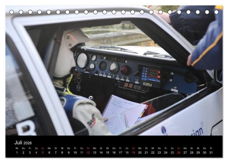 Produktbild: Rallye, K&ouml;ln - Ahrweiler (Tischkalender 2026 DIN A5 quer), CALVENDO Monatskalender