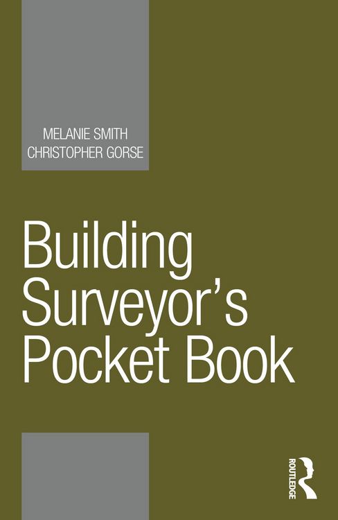 Produktbild: Building Surveyor's Pocket Book