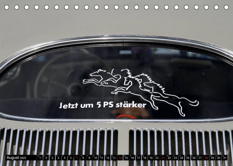 Produktbild: AUTO AUFKLEBER (Tischkalender 2022 DIN A5 quer)