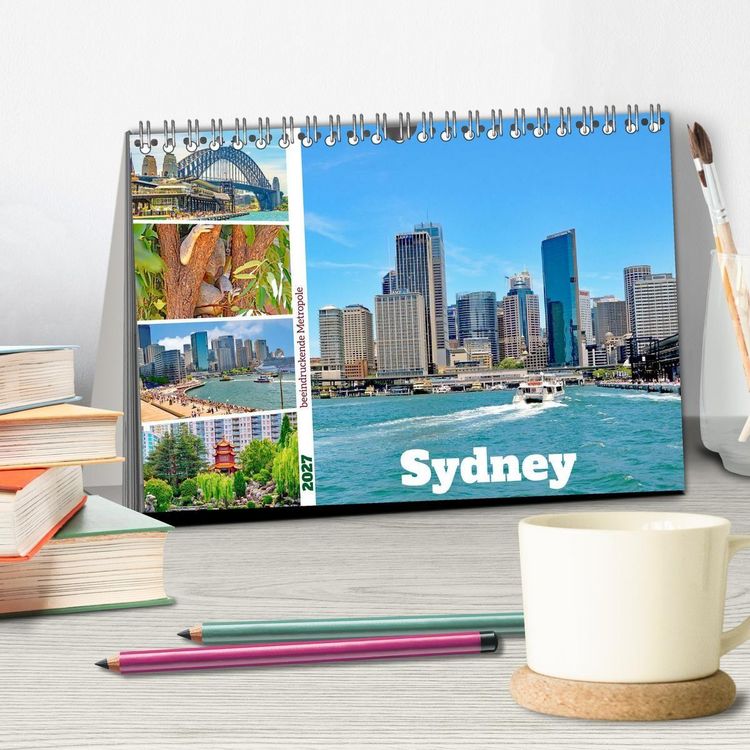 Produktbild: Sydney - beeindruckende Metropole (Tischkalender 2027 DIN A5 quer), CALVENDO Monatskalender