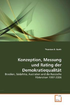 Produktbild: Barth, T: Konzeption, Messung und Rating der Demokratiequali