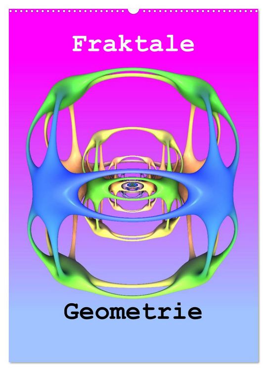 Produktbild: Fraktale Geometrie (Wandkalender 2026 DIN A2 hoch), CALVENDO Monatskalender