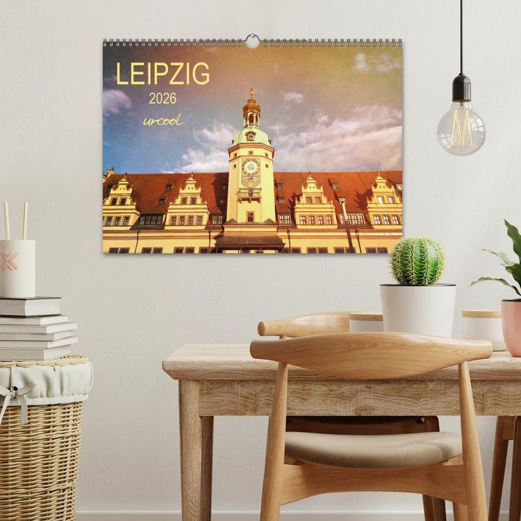 Produktbild: LEIPZIG urcool (Wandkalender 2026 DIN A3 quer), CALVENDO Monatskalender