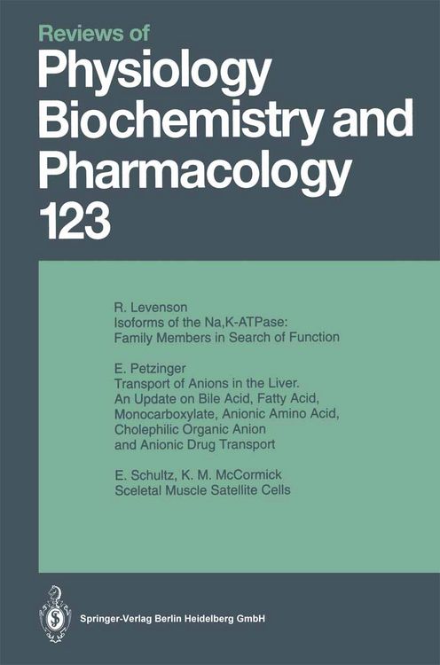 Produktbild: Reviews of Physiology, Biochemistry and Pharmacology