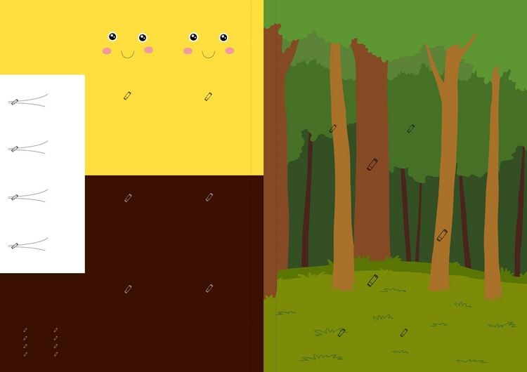 Produktbild: Das geniale Verbastelbuch &ndash; Wald und Wiese (ab 3 Jahren)