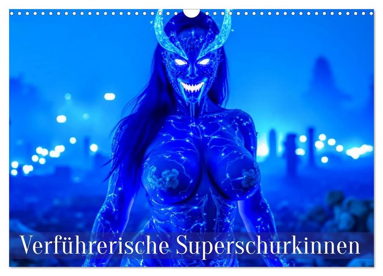 Produktbild: Verf&uuml;hrerische Superschurkinnen (Wandkalender 2027 DIN A3 quer), CALVENDO Monatskalender