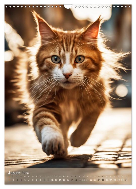 Produktbild: In den Stra&szlig;en der Stadt - Tiere mitten unter uns (Wandkalender 2026 DIN A3 hoch), CALVENDO Monatskalender