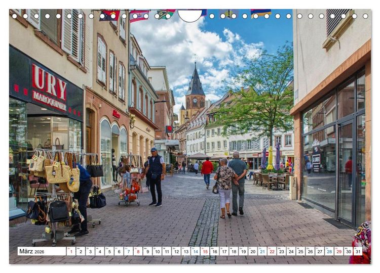 Produktbild: Haguenau - eine Perle im Nordelsass (Wandkalender 2026 DIN A4 quer), CALVENDO Monatskalender